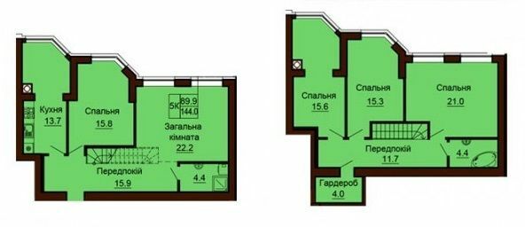 Двухуровневая 144 м² в ЖК София Сити от 24 000 грн/м², с. Софиевская Борщаговка