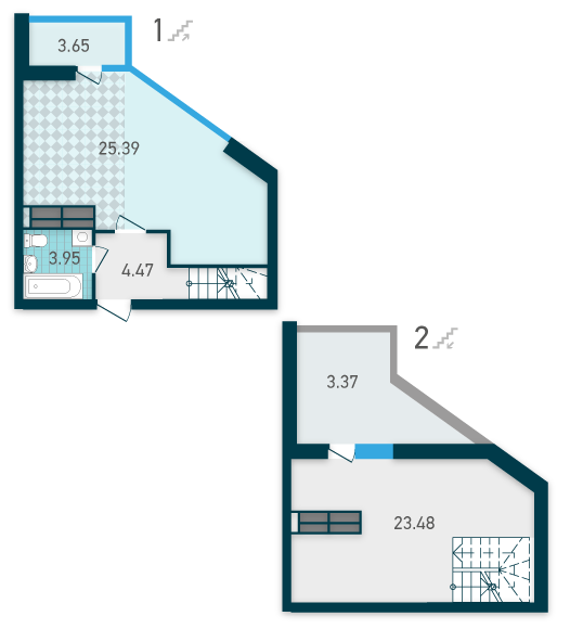 1-кімнатна 64.31 м² в ЖК GENESIS від 28 762 грн/м², Київ