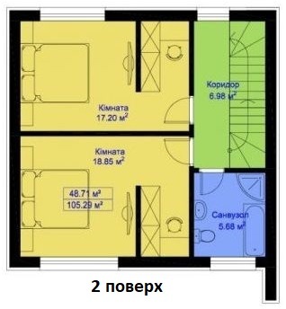 Таунхаус 105.29 м² в Таунхаус Lermontov от застройщика, г. Ирпень