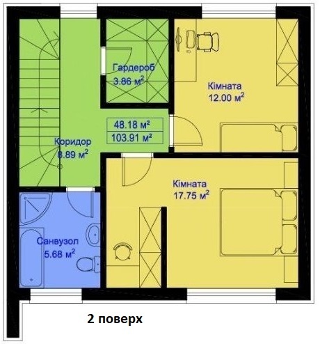 Таунхаус 103.91 м² в Таунхаус Lermontov от 17 034 грн/м², г. Ирпень