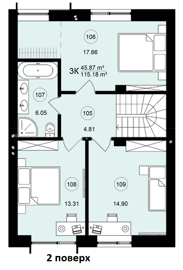 Таунхаус 115 м² в КМ Loft City 2.0 від 24 087 грн/м², м. Ірпінь