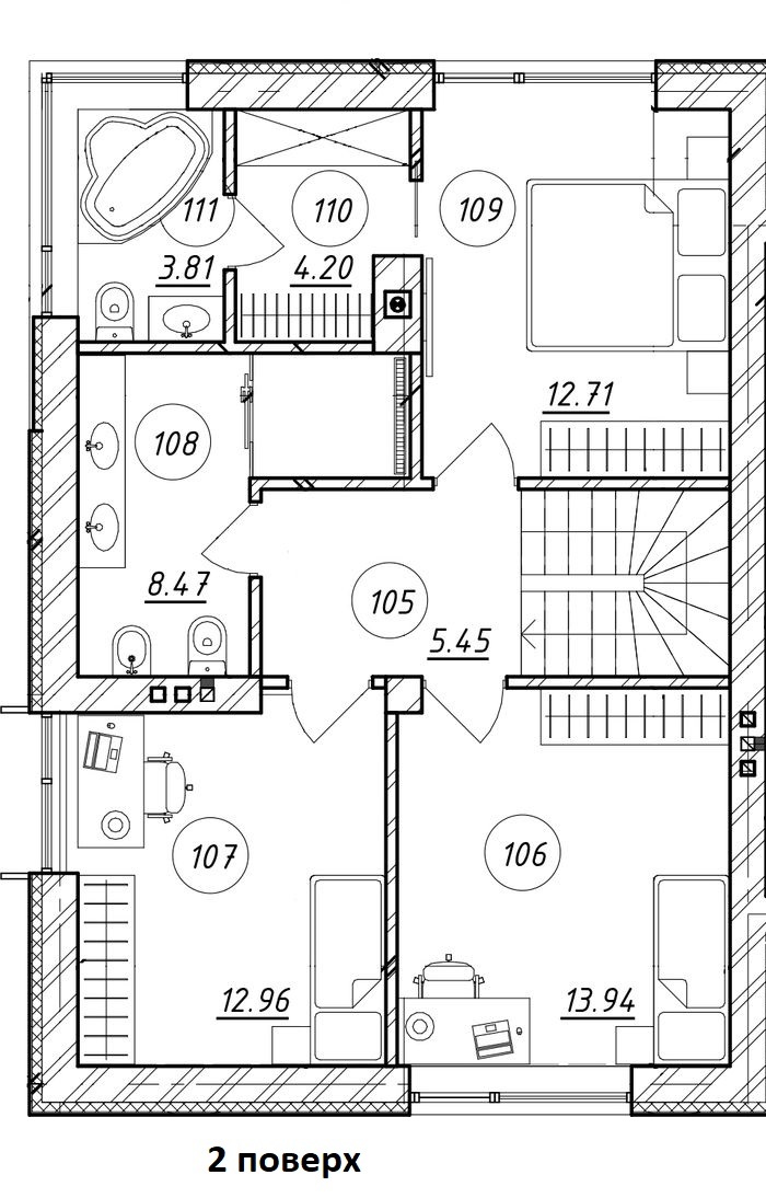 Дуплекс 140 м² в КМ Hidden House від 28 000 грн/м², м. Ірпінь