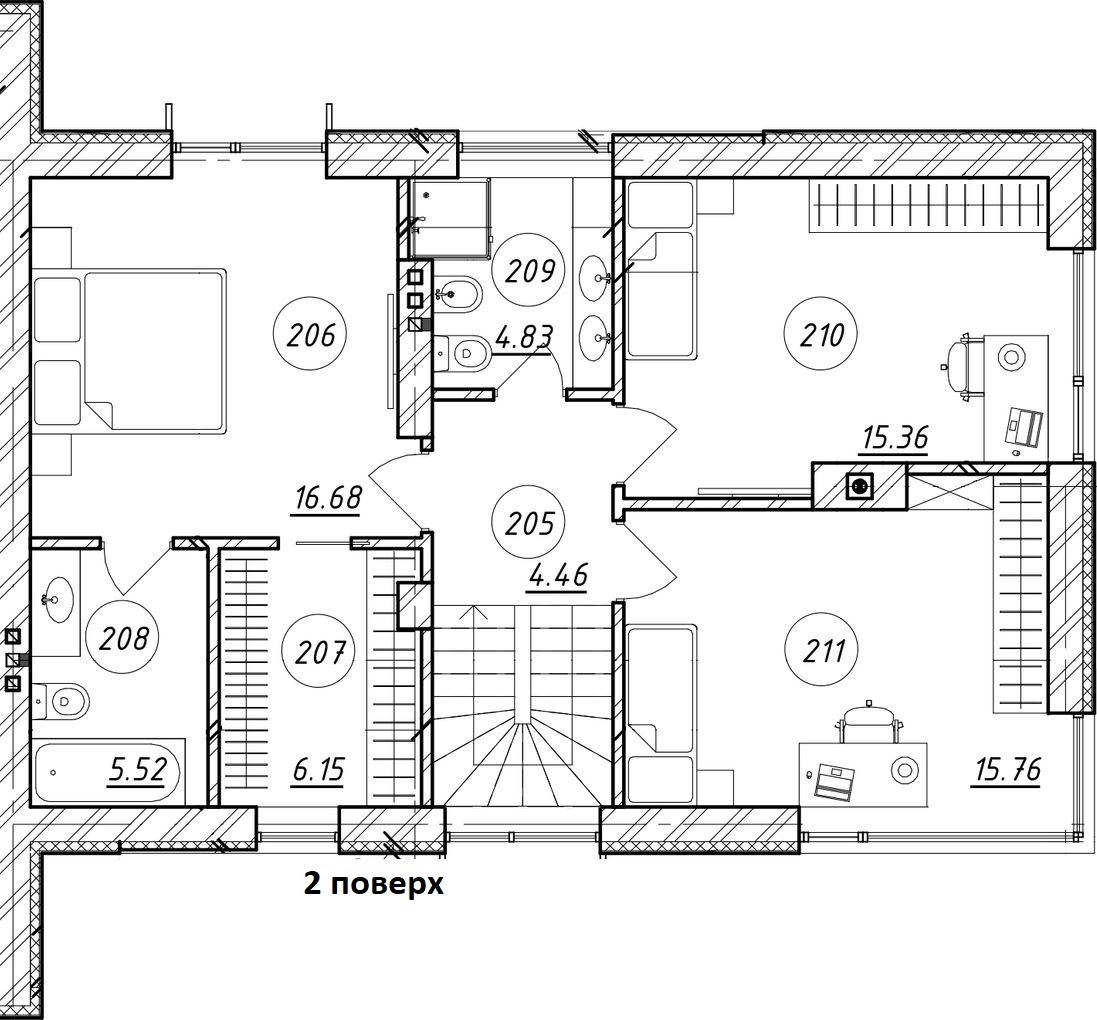 Дуплекс 156 м² в КП Hidden House от 26 923 грн/м², г. Ирпень