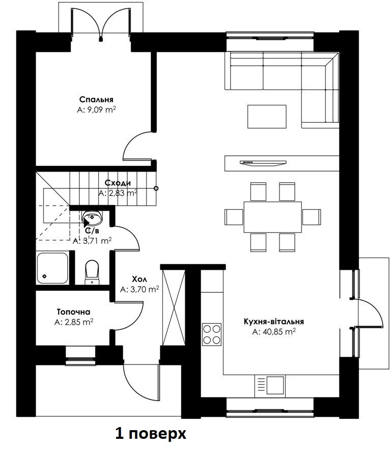 Коттедж 126 м² в КП Pine Wood. mini от 34 075 грн/м², г. Ирпень