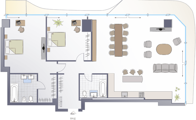 2-комнатная 150.02 м² в ЖК Signature от 113 050 грн/м², Киев