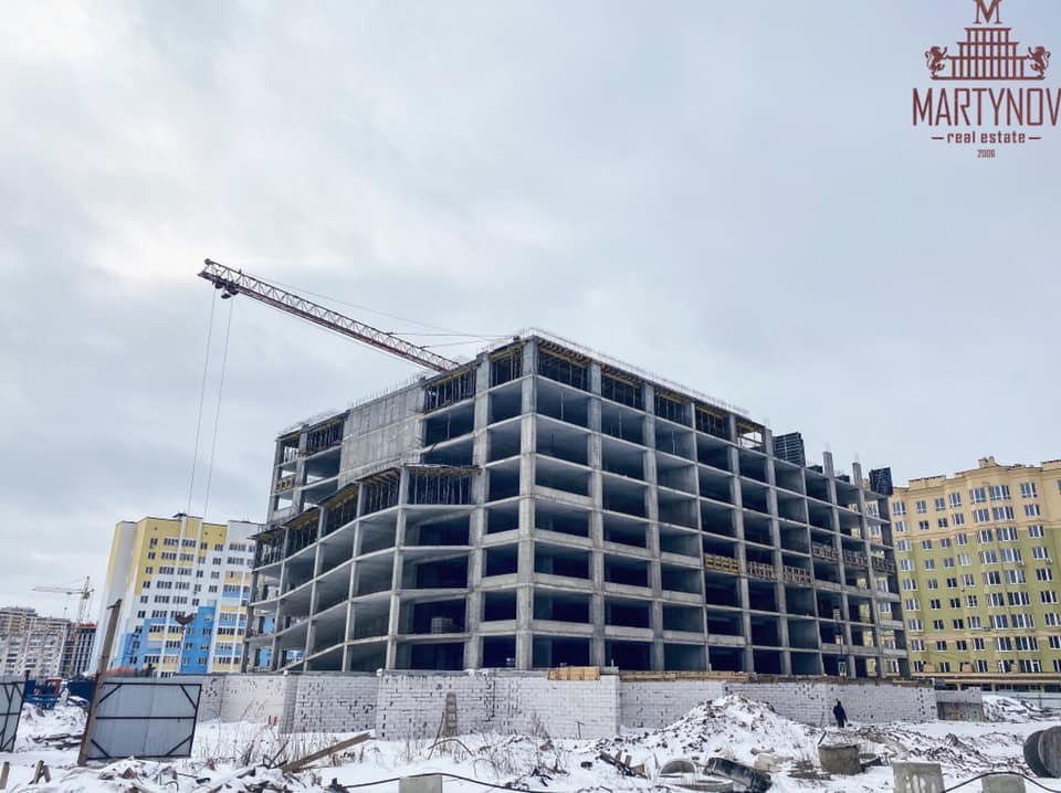 Ход строительства ЖК София Сити, фев, 2021 год