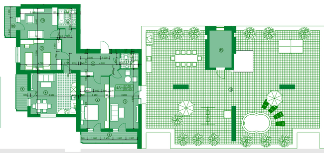 3-комнатная 209.6 м² в ЖК Квартал Парковый от 12 200 грн/м², г. Обухов