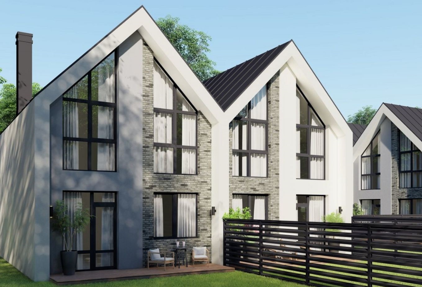 Дуплекс 105 м² в КП Villa Gatne от 21 048 грн/м², с. Гатное