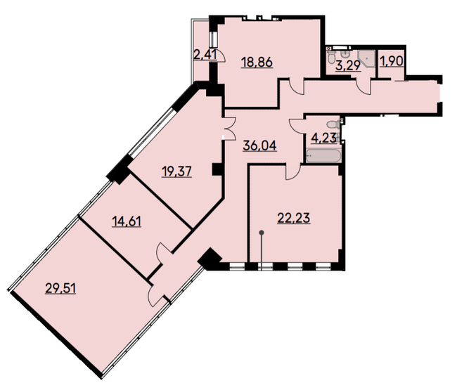 4-комнатная 150.75 м² в ЖК Bauhaus от 34 000 грн/м², Харьков