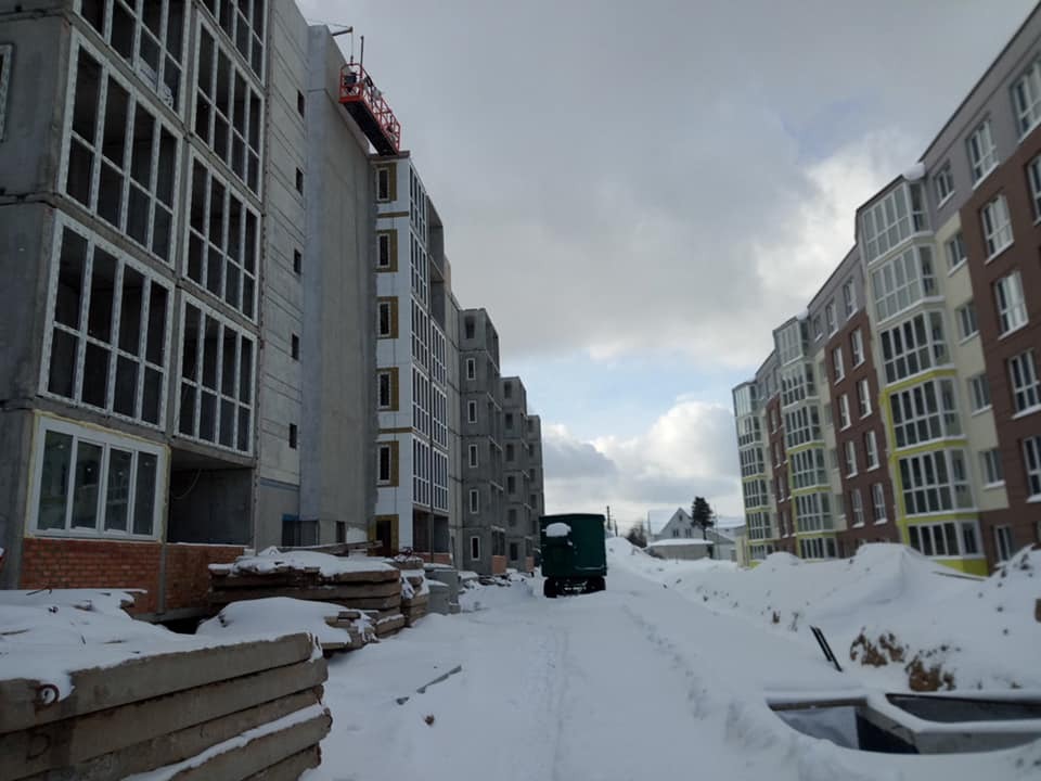Ход строительства ЖК Welcome Home на Стеценко, фев, 2021 год