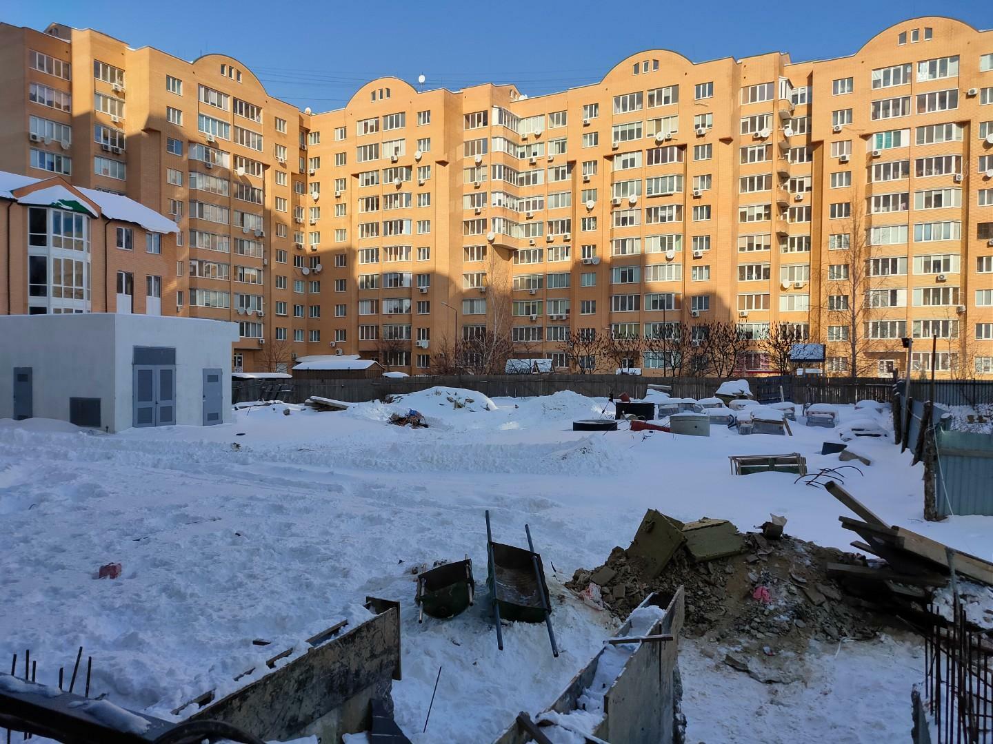 Ход строительства ЖК на ул. Симона Петлюры, 21б, фев, 2021 год