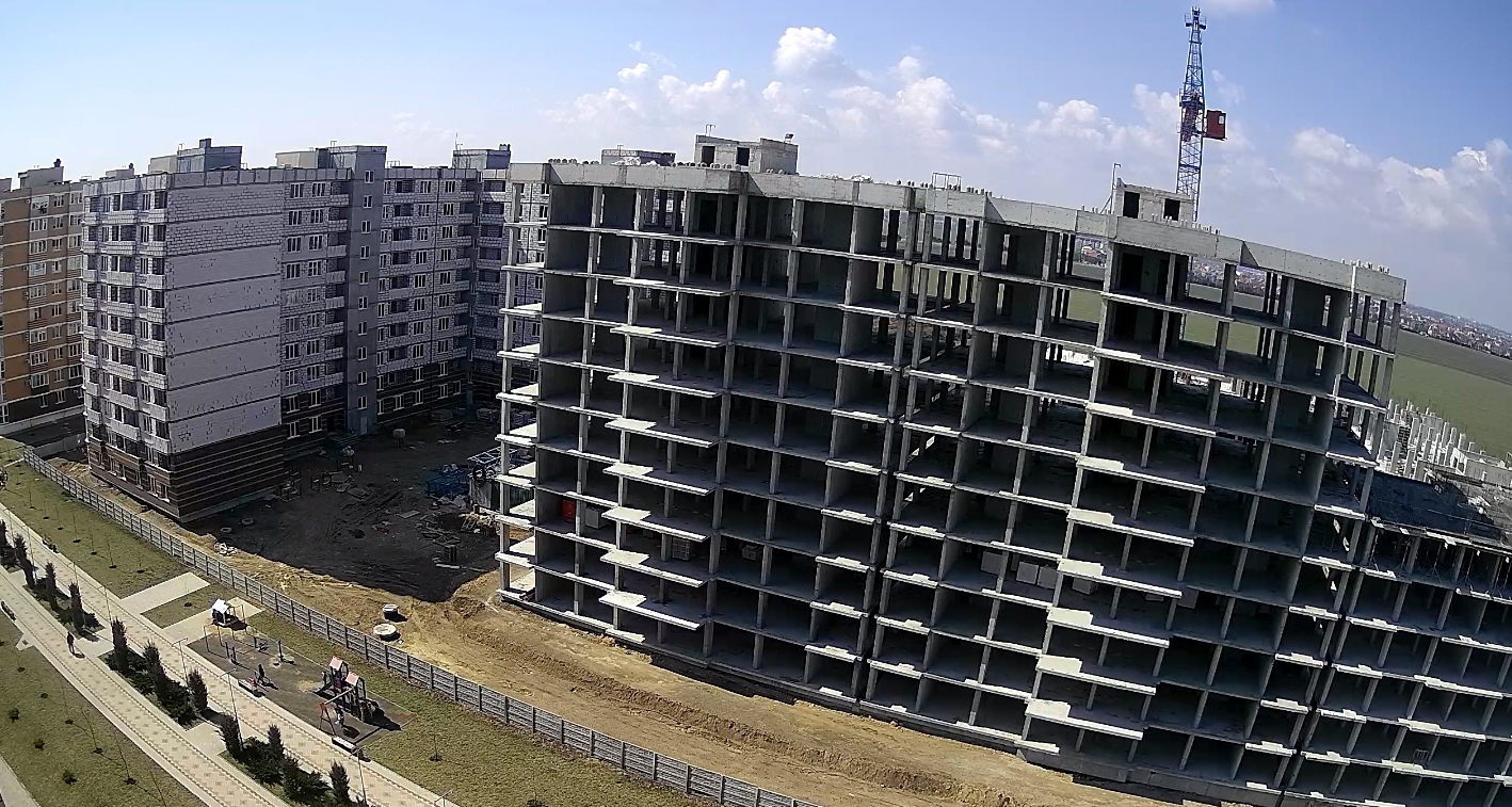 Ход строительства ЖК Цветной бульвар, март, 2021 год