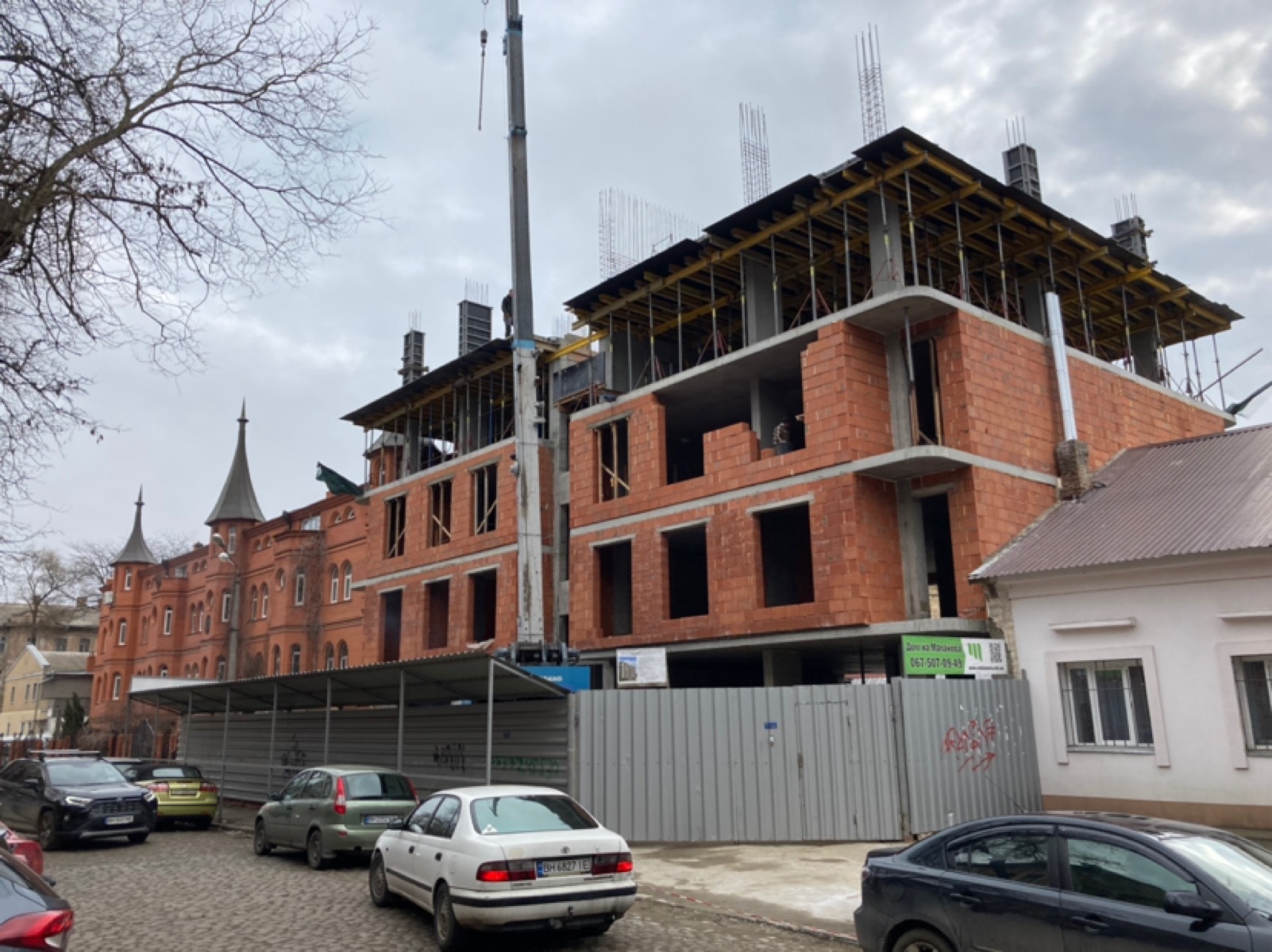 Ход строительства ЖК Дом на Маланова, март, 2021 год