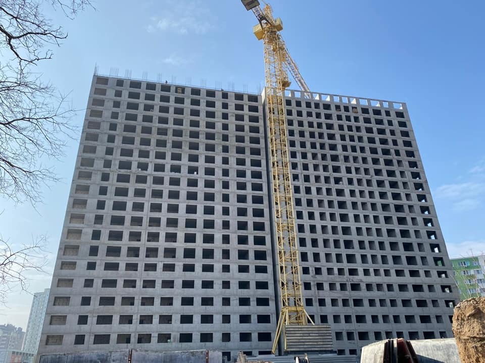 Хід будівництва ЖМ Острови, бер, 2021 рік
