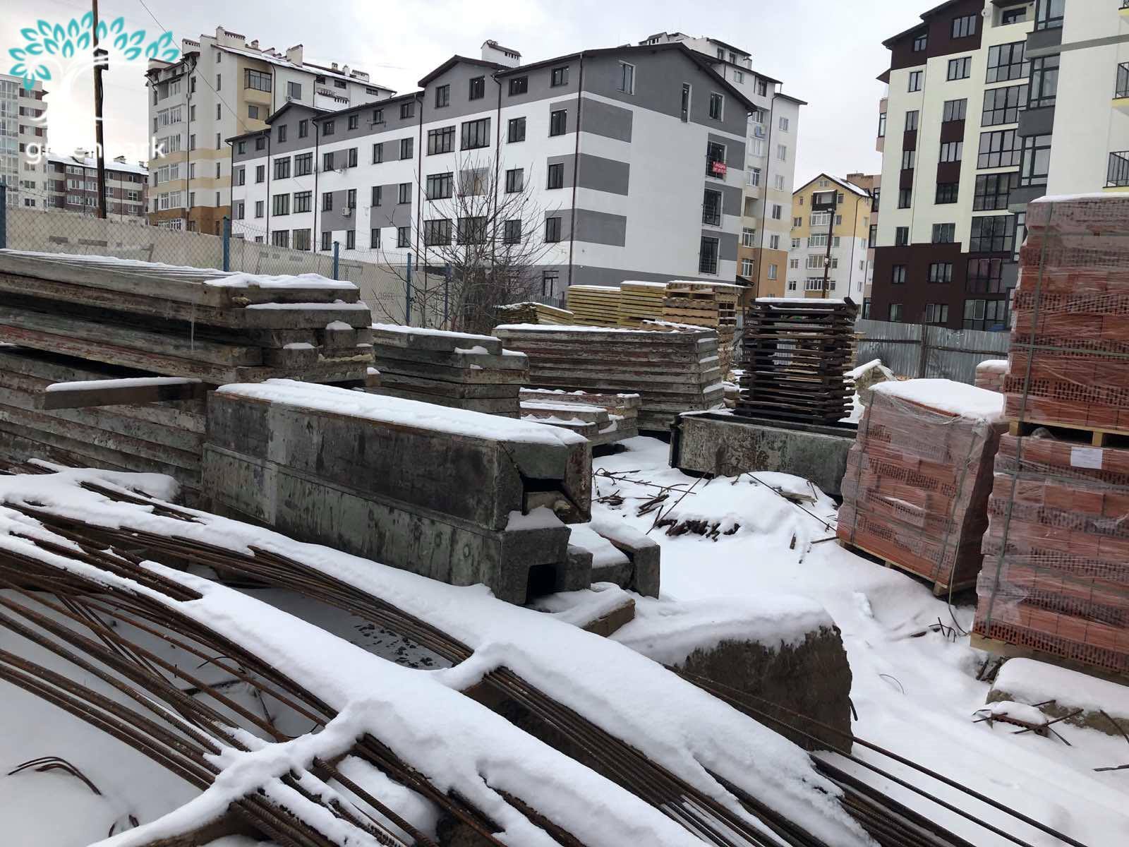 Ход строительства ЖК Green Park, фев, 2021 год
