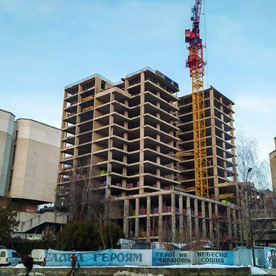 Ход строительства ЖК Метрополь, март, 2021 год