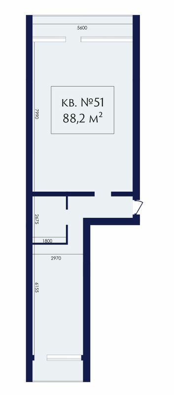 Свободная планировка 88.2 м² в ЖК MAGНИТ. Дом на Фонтане от застройщика, Одесса