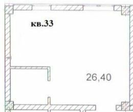 1-кімнатна 26.4 м² в ЖК Брусниця від 15 800 грн/м², Одеса