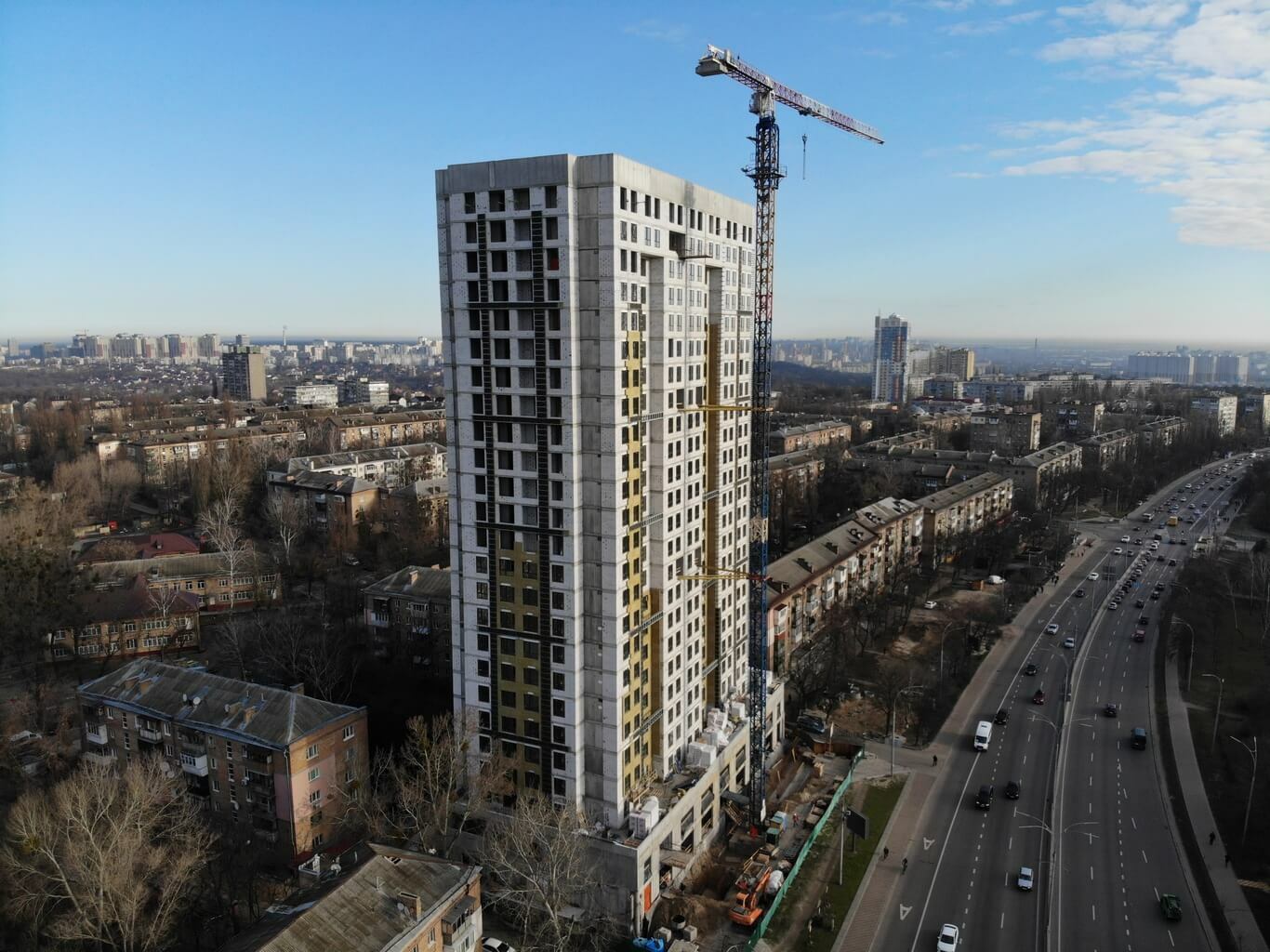 Ход строительства ЖК UNO City House, апр, 2021 год