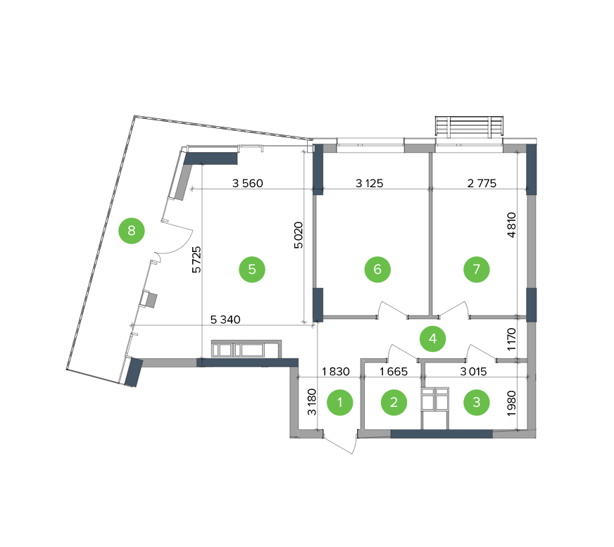 2-кімнатна 79.02 м² в ЖК Метрополіс від 43 479 грн/м², Київ