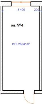 1-кімнатна 26.52 м² в ЖК на вул. Осіння, 71 від 30 000 грн/м², Київ