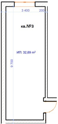 1-кімнатна 32.69 м² в ЖК на вул. Осіння, 71 від 30 000 грн/м², Київ