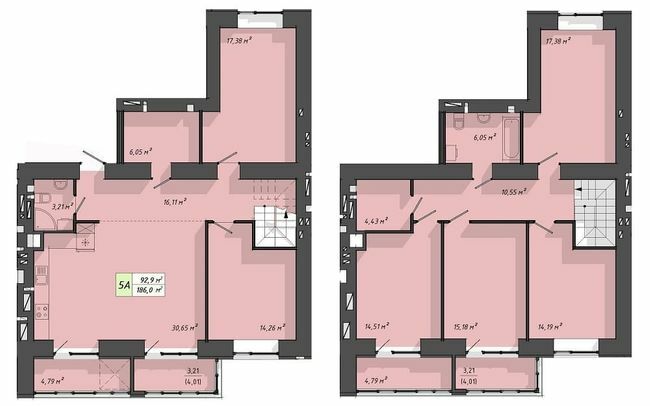 Двухуровневая 186 м² в ЖК Львовский от 17 000 грн/м², Тернополь