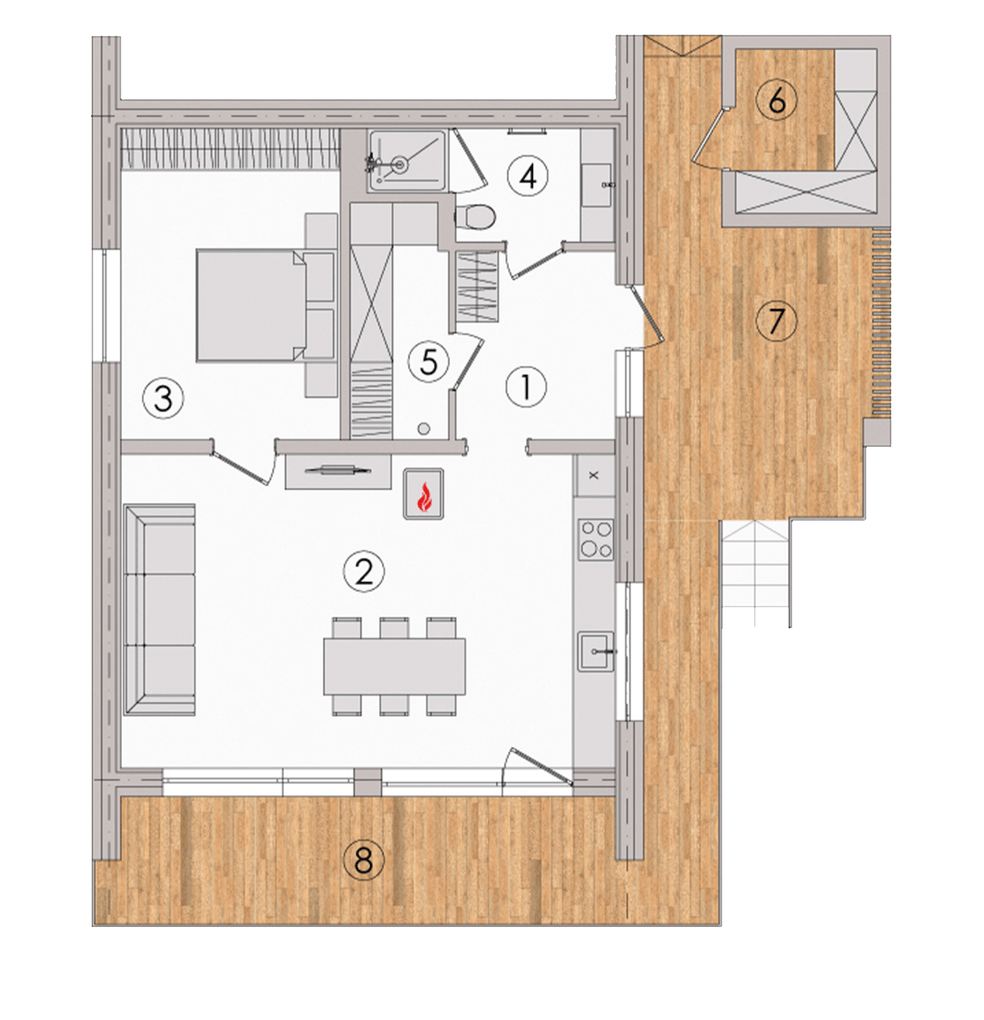 Котедж 80 м² в КМ SKOGUR від 64 750 грн/м², с. Яблуниця