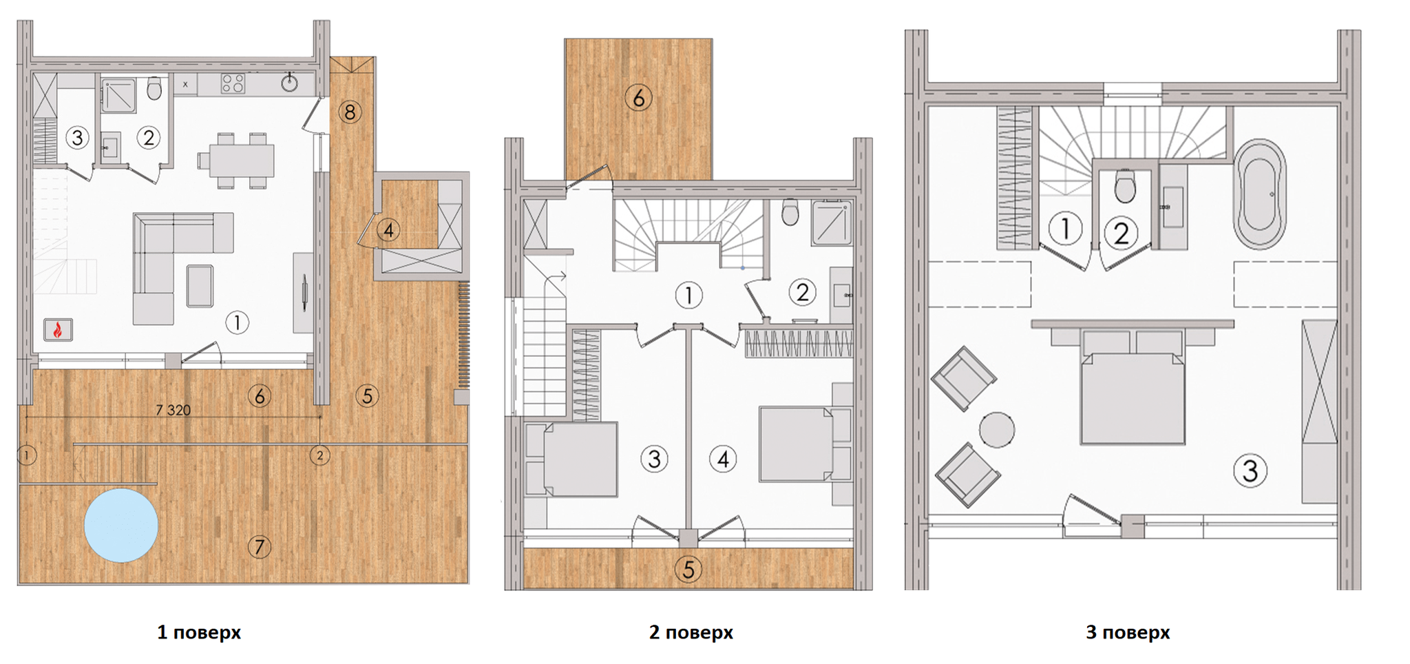 Котедж 168 м² в КМ SKOGUR від 61 667 грн/м², с. Яблуниця