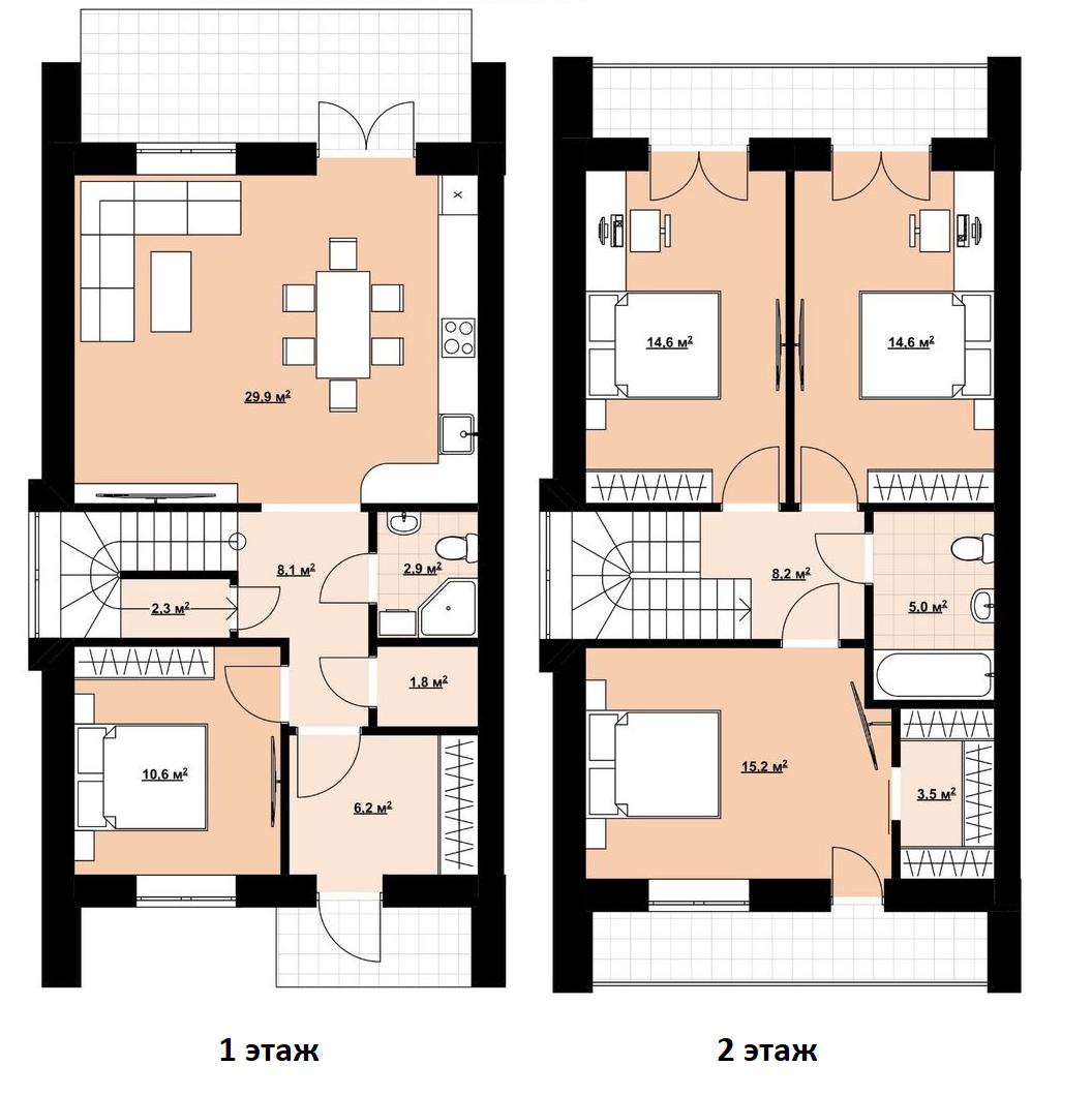 Дуплекс 123 м² в Дуплекс MANHATTAN від 21 789 грн/м², м. Ірпінь