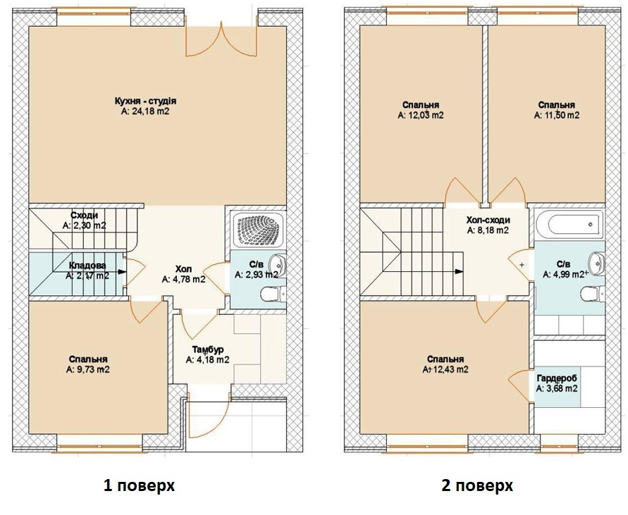 Таунхаус 105 м² в Таунхаус Brighton Town от 25 333 грн/м², г. Ирпень