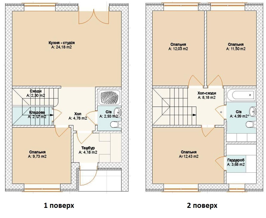 Таунхаус 105 м² в Таунхаус Brighton Town від 25 333 грн/м², м. Ірпінь