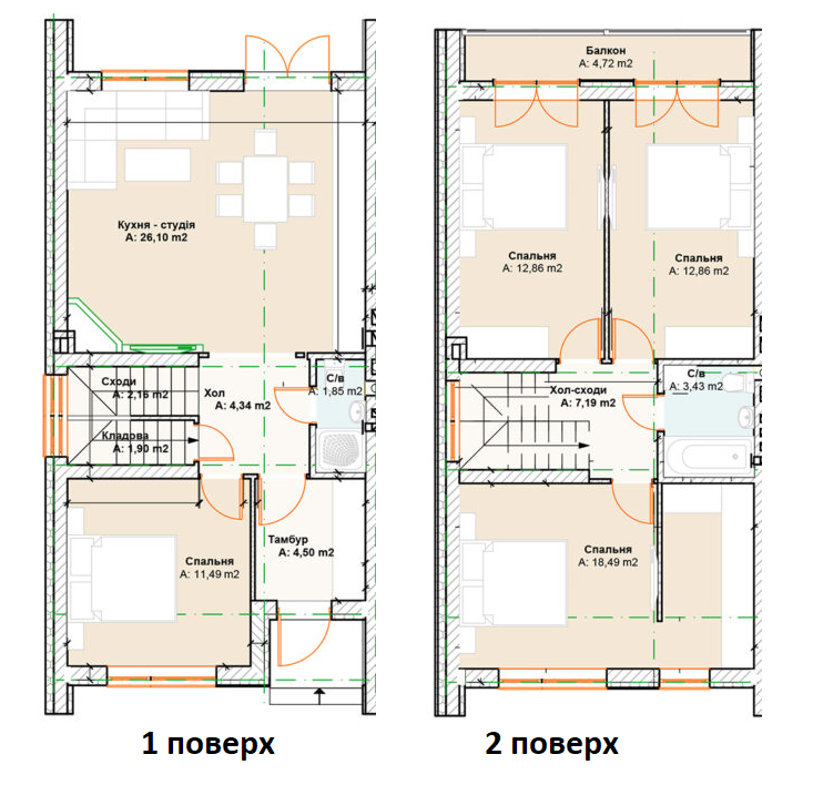 Котедж 110 м² в КМ Beverly Hills Residence від 23 000 грн/м², с. Крюківщина