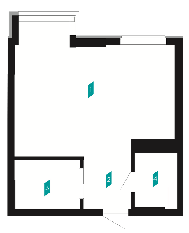 1-комнатная 44 м² в ЖК Manhattan от 29 500 грн/м², Ивано-Франковск