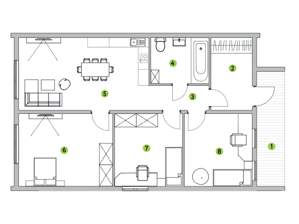 Коттедж 80 м² в КГ Семь Озер от 21 750 грн/м², с. Крушинка