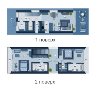 Коттедж 185 м² в КГ Riviera Village от 87 189 грн/м², с. Лебедевка