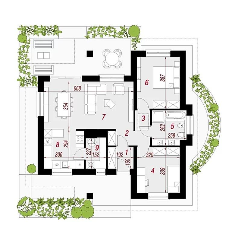 Коттедж 90 м² в КП Green Kvartal от 29 556 грн/м², с. Осещина