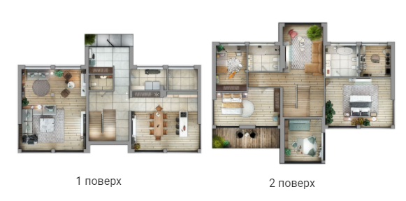 Котедж 325 м² в КМ River Garden від 54 800 грн/м², с. Осещина