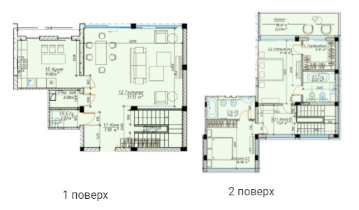 Таунхаус 123 м² в КМ River Garden від 30 894 грн/м², с. Осещина