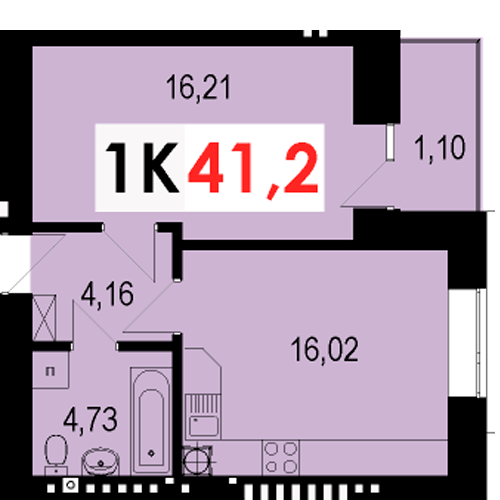 1-кімнатна 41.2 м² в ЖК Стожари від 12 500 грн/м², Івано-Франківськ