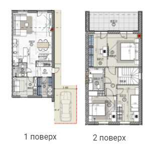 Дуплекс 142.88 м² в КМ Щаслива Вулиця від 21 417 грн/м², с. Святопетрівське