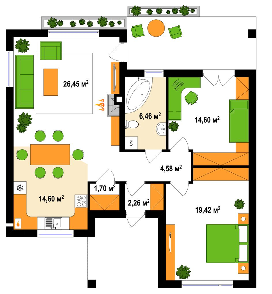 Коттедж 90 м² в КГ Тарасовка от 24 000 грн/м², с. Тарасовка