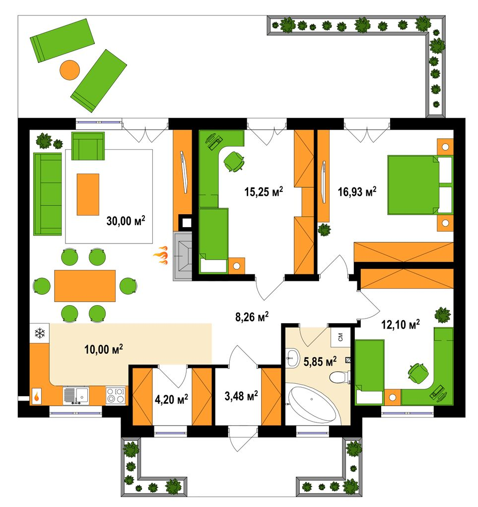 Коттедж 106 м² в КГ Тарасовка от 21 792 грн/м², с. Тарасовка