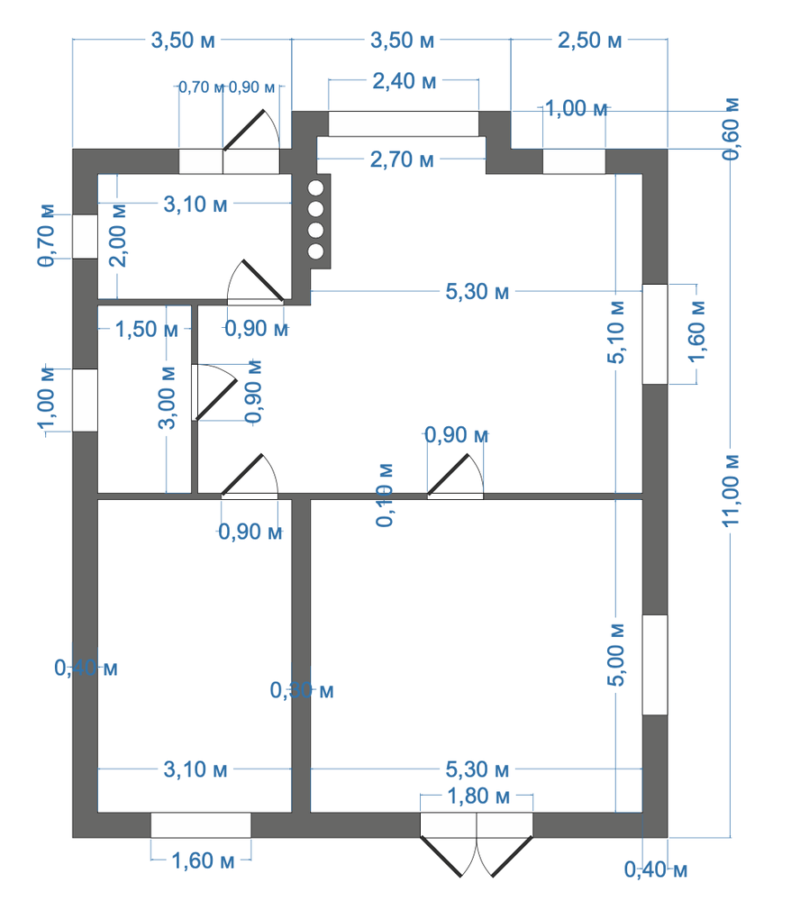 Коттедж 92 м² в Таунхаусы Терещенские озера от 23 152 грн/м², с. Шпитьки