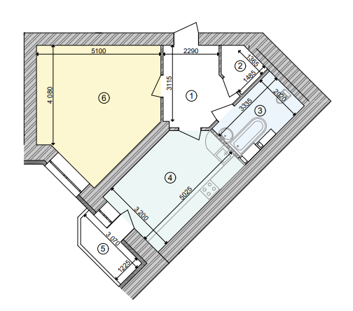 1-комнатная 55.76 м² в ЖК Голосеевская Долина от 24 800 грн/м², Киев