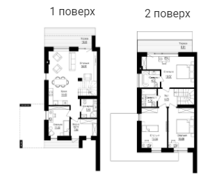 Дуплекс 147 м² в Дуплексы Toscana House от 23 741 грн/м², г. Буча