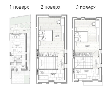 Таунхаус 103 м² в КМ Riverside від 17 379 грн/м², м. Умань