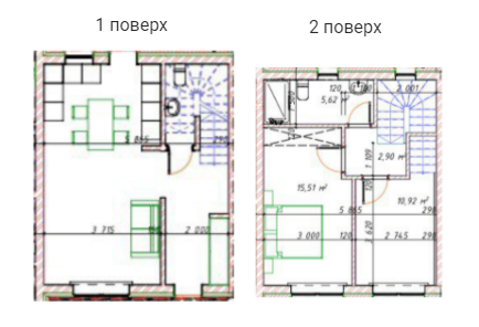 Таунхаус 75 м² в Таунхауси Теремки від забудовника, с. Молодіжне