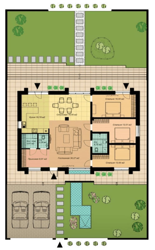 Коттедж 130 м² в КП Уютный от 21 538 грн/м², г. Южное