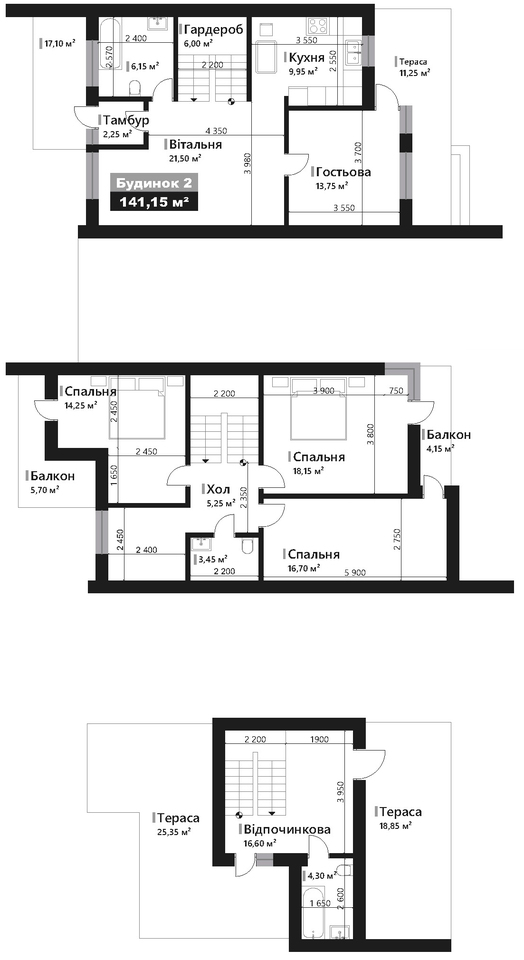 Таунхаус 141.15 м² в КП RENAISSANCE от 23 025 грн/м², Львов